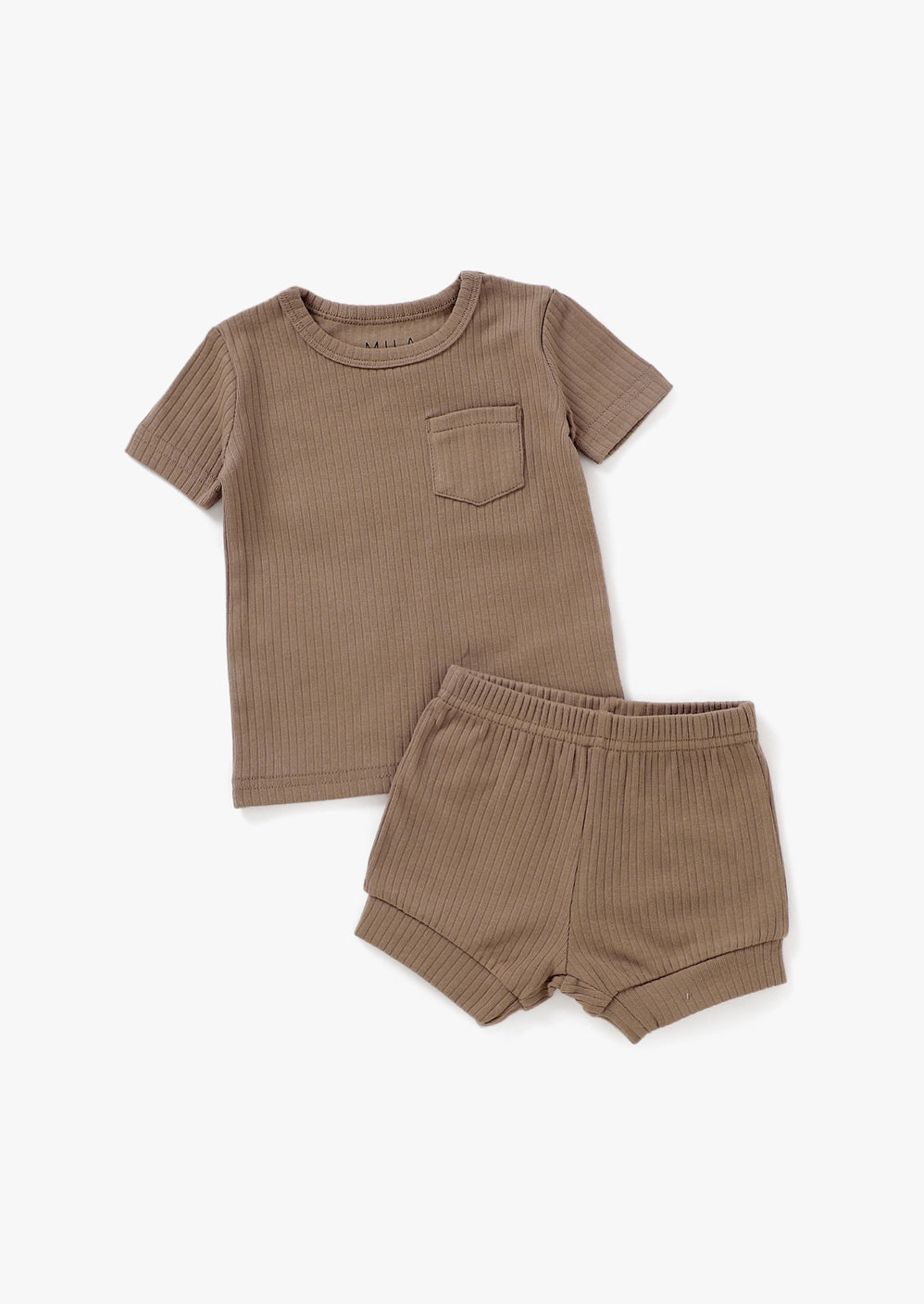 Ribbed Short Set