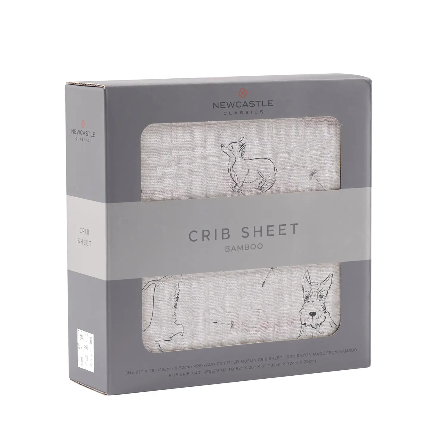 Corgi Bamboo Crib Sheet