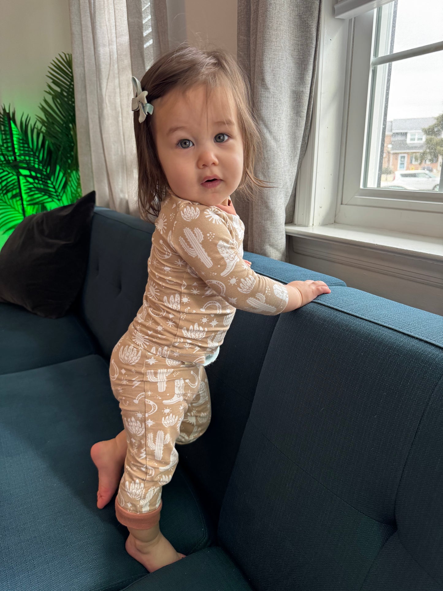 Wild West/Brown Bamboo PJ Set