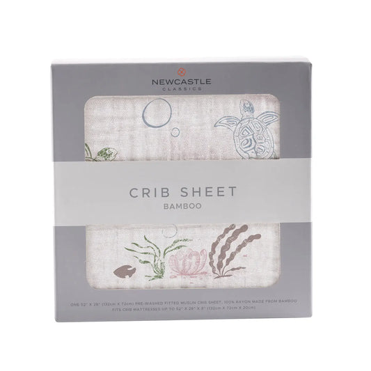 Turtles Bamboo Crib Sheet