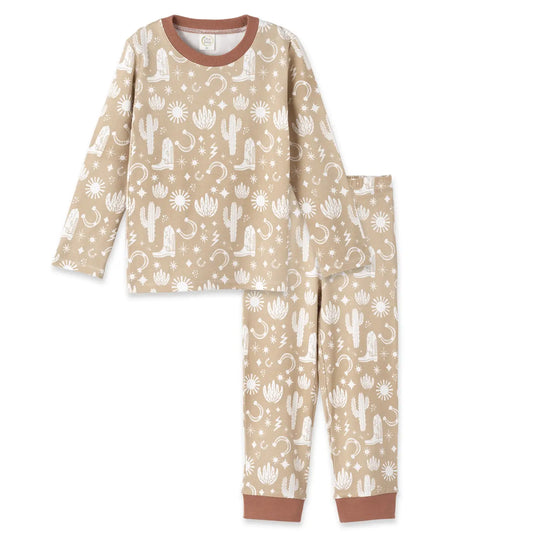 Wild West/Brown Bamboo PJ Set