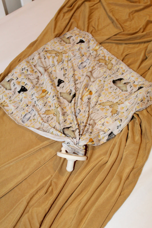 Floral & Fauna Pacifier Lovie