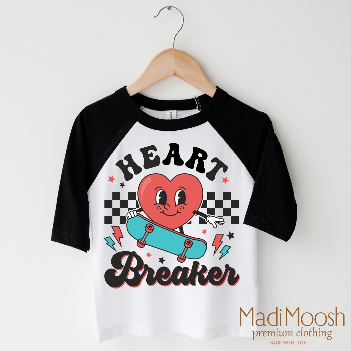 Heart Breaker Valentine's Day 3/4 Sleeve TShirt